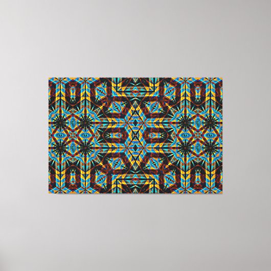 Toile amérindienne moderne 18 enveloppée (Recto)