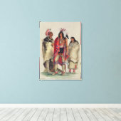 Toile Amérindiens d'Amérique du Nord, vers 1832 (Insitu (Plancher de Bois))