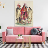 Toile Amérindiens d'Amérique du Nord, vers 1832 (Insitu(Salon))