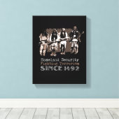 Toile Amérindiens Guerriers Apache Tribe Histoire Cadeau (Insitu (Plancher de Bois))