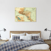 Toile Amérique centraleCarte panoramiqueAmérique central (Insitu(Chambre))