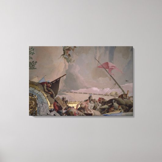 Toile Amérique, détail de la gloire de l'Espagne II (Recto)