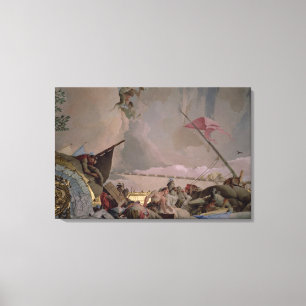 Toile Amérique, détail de la gloire de l'Espagne II