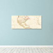 Toile Amérique du Nord (Insitu (Plancher de Bois))