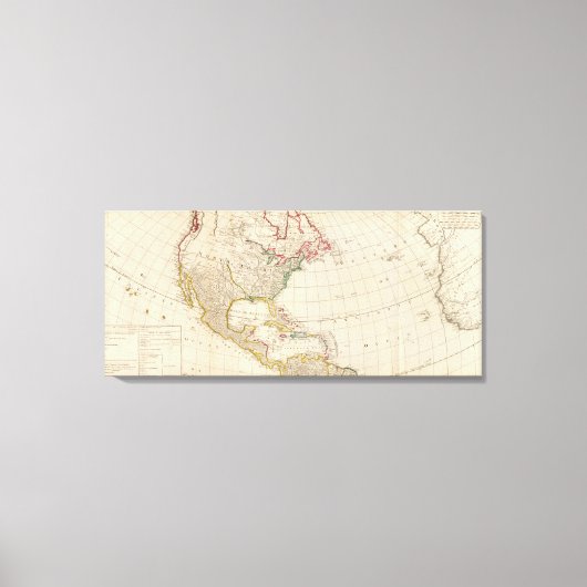 Toile Amérique du Nord (Recto)