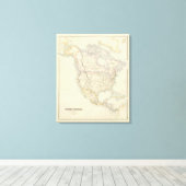 Toile Amérique du Nord 20 (Insitu (Plancher de Bois))
