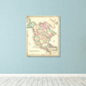 Toile Amérique du Nord 48 (Insitu (Plancher de Bois))