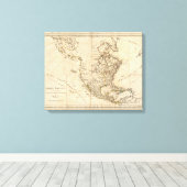 Toile Amérique du Nord 6 (Insitu (Plancher de Bois))