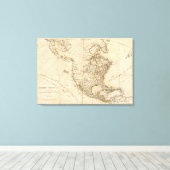 Toile Amérique du Nord 6 (Insitu (Plancher de Bois))