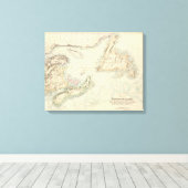 Toile Amérique du Nord britannique 2 (Insitu (Plancher de Bois))