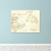 Toile Amérique du Nord britannique 2 (Insitu (Plancher de Bois))