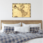 Toile Amérique du Nord et du SudCarte panoramique (Insitu(Chambre))