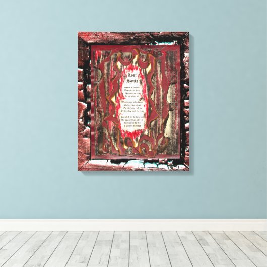 Toile Âmes perdues (Insitu (Plancher de Bois))