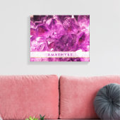 Toile Améthyst Gemstone Image Shiny and Sparkly (Insitu(Salon))