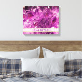 Toile Améthyst Gemstone Image Shiny and Sparkly (Insitu(Chambre))