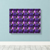 Toile Amethyst Gemstone Purple (Insitu (Plancher de Bois))