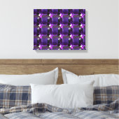 Toile Amethyst Gemstone Purple (Insitu(Chambre))