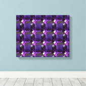 Toile Amethyst Gemstone Purple (Insitu (Plancher de Bois))