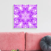 Toile Amethyst Mandala (Insitu(Salon))