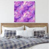 Toile Améthyste Purple Crystal Gel Texture (Insitu(Chambre))