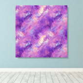 Toile Améthyste Purple Crystal Gel Texture (Insitu (Plancher de Bois))
