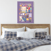 Toile AMIS™ | 30 ans d'amitié (Insitu(Chambre))