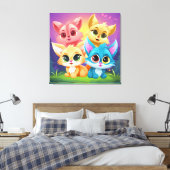 Toile amis à quatre pattes (Insitu(Chambre))
