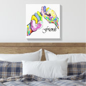 Toile Amis ASL (Insitu(Chambre))