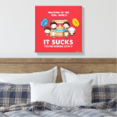 Toile AMIS™ | Bienvenue dans le monde réel Chibi (Insitu(Chambre))