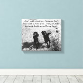 Toile Amis - Black Lab (Insitu (Plancher de Bois))