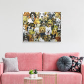 Toile Amis de chien (Insitu(Salon))