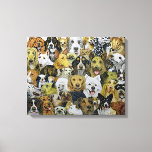 Toile Amis de chien