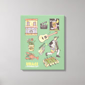 Toile AMIS™ | Graphique d'icônes de dessin (Recto)