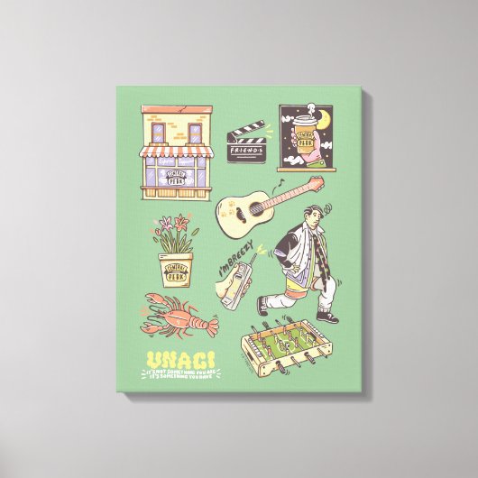 Toile AMIS™ | Graphique d'icônes de dessin (Recto)