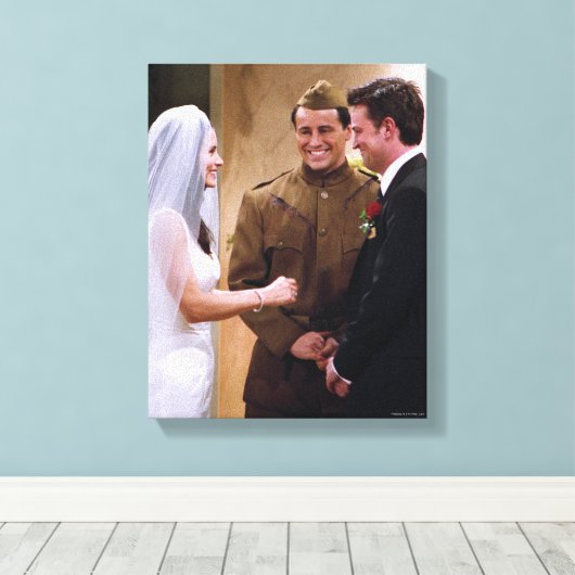 Toile AMIS™ | Joey Marries Monica & Chandler (Insitu (Plancher de Bois))