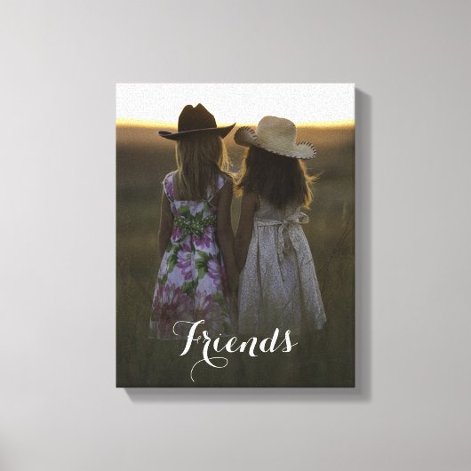 Toile Amis rustiques (Recto)
