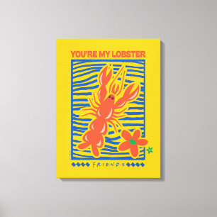 Toile AMIS™   Vous êtes mon homard vibrant graphique