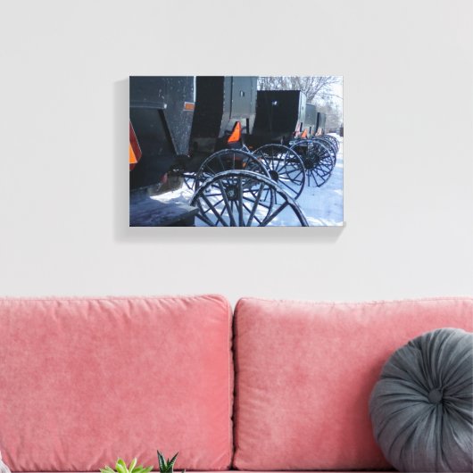 Toile Amish Carts (Insitu(Salon))