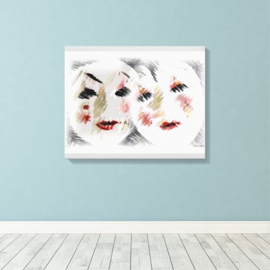 Toile Amitié (Insitu (Plancher de Bois))