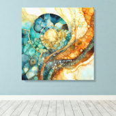 Toile Ammonite Gem Fossil Canvas (Insitu (Plancher de Bois))