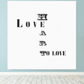 Toile Amour (Insitu (Plancher de Bois))