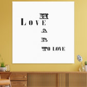 Toile Amour (Insitu(Salon))