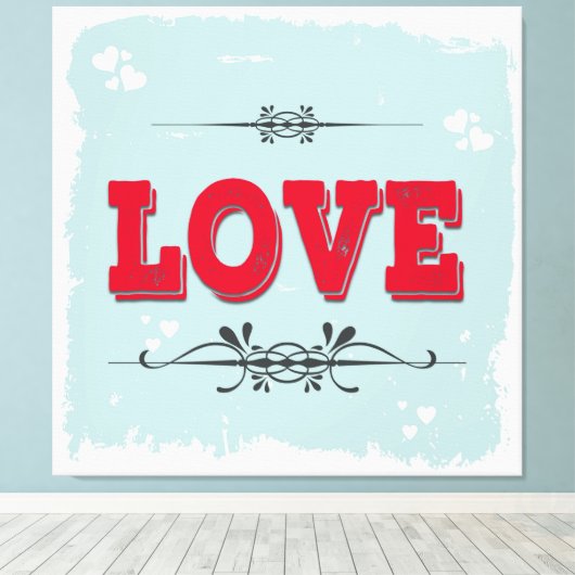 Toile Amour (Insitu (Plancher de Bois))