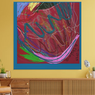 Toile Amour Abstrait