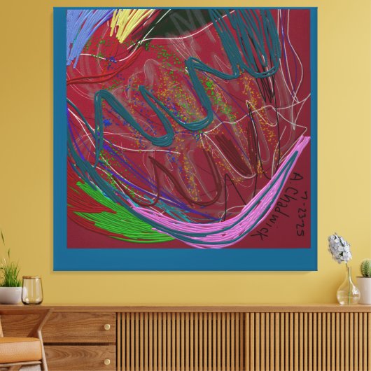 Toile Amour Abstrait (Insitu(Salon))