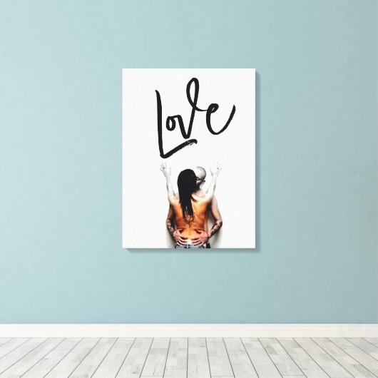 Toile amour - amour (Insitu (Plancher de Bois))