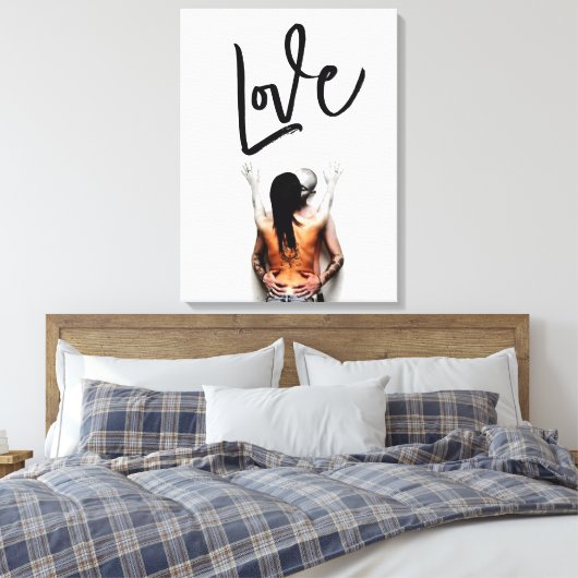 Toile amour - amour (Insitu(Chambre))