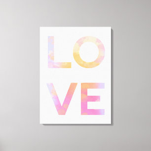 Toile Amour, Aquarelle