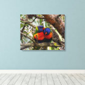 Toile Amour arc-en-ciel (Insitu (Plancher de Bois))