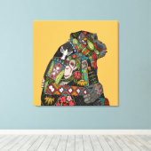 Toile amour chimpanzé (Insitu (Plancher de Bois))